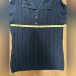 Anne Kriss vintage wool quarter button sweater Large Photo 6