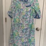 Vintage Models Coat Floral House Dress Robe sz M Size M Photo 0