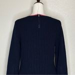 Talbots 100% Cotton Textured Crewneck Long Sleeves Sweater Photo 7