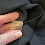 Sugar Lips  Womens Black Lace Up Bronze Detailed Polyester Blouse. Size Small Photo 8