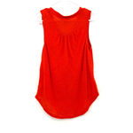 Primark  size 2 red button front‎ sleeveless shirt tank top pockets blouse Photo 1
