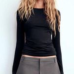 ZARA Slim Fit long Sleeve Tee Size S Photo 0