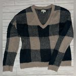 Lucky Brand  Checkered Wool Winter Long Sleeve Sweater Womens Size Medium Photo 0