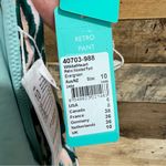 Seafolly  Wild At Heart Retro Waisted Pant Evergreen Size 6 NWT Photo 7