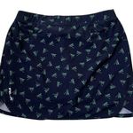 RLX Ralph Lauren Blue Dragonfly Athletic Skirt/Skort Women Size Medium | 26 Photo 0