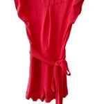 Diane Von Furstenberg  Tie-Waist Surplice Romper Sz 10 Photo 2