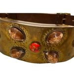 Vintage Metal and Stone Belt​ Gold Photo 3
