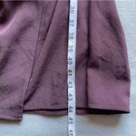 Everlane  Japanese GoWeave Short-Sleeve Wrap Dress Plum Chocolate Brown Sz 2 Midi Photo 7