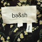 Ba&sh Women's Black Matcha Floral-print Dress Lily of the Valley $385 L Photo 7