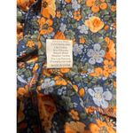 KIRUNDO Long Sleeve Boho Floral Print Casual Loose Dress Size L New With Tag Blue Size L Photo 4