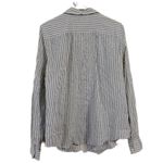 Banana Republic  Gray Button Down Shirt with Ruffled Notched Collar Photo 1