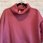 Athleta Sweater Women Medium Dark Red Funnel Neck Sweatshirt Pullover Turtleneck Photo 1