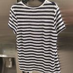 Michael Stars 💕💕 Short Sleeve Striped T-Shirt ~ Black & White Stripes Small Photo 1