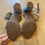 BP Luna Velvet Heels Strappy Block Grey Velvet 7.5 Photo 4