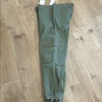 Kensie Mid Rise Stretch Twill Drawstring Jogger Cargo Pants,Green ,12/31 NWT Photo 8