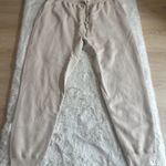 Tkees ‎ Jogger Pants Men Size 6  Beige Drop Crotch Sweatpants Photo 0