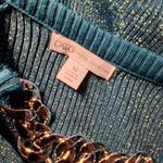 Cato NWOT Teal Crew Neck Sweater SZ-M Photo 7