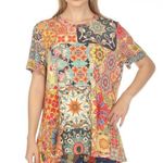 Johnny Was Kaleida Favorite Crew Neck Swing Tee Size medium Photo 0