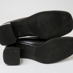 Enzo Angiolini Vintage 90s Brown Leather Heeled Loafers Photo 8