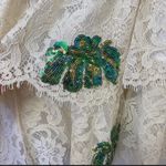 Lovers + Friends White Lace Palm Print Dress Photo 4