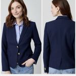 J.Crew J. By Original Schoolboy Blazer Navy Blue Size 12 Career Preppy Wool Photo 4