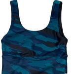 SoulCycle  Aqua Camouflage Sports bra Photo 5