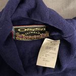 Ossi Skiwear NWT Vintage  Wool Purple Embroidered Turtleneck Sweater, size M Photo 11