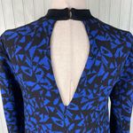 ALC Frank A.L.C. Isley Silk Shift Dress Size 4 Layered Side Slit Abstract Geometric Print Photo 5