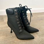 EGO NEW  Official Black Leather Ankle Boots Size 7 Photo 0