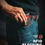 Wallet for Men - with Money Clip Slim Leather Slots Credit Card Holder RFID Blocking Bifold Minimalist Wallets with Gift Box Photo 3