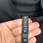 Athleta Size XS Black Mockneck Sleeveless Tank Minimalist Athleisure Comfort Photo 2