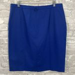 Garnet Hill  Cobalt Blue Pencil Skirt Photo 3