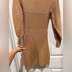 STAUD  Marylebone Sweater Dress in Camel Photo 8
