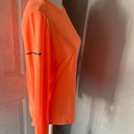 Adidas  Orange Fitted Long Sleeve Tee Photo 1