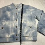 Universal Threads Universal Thread Tie Dye Snap Button Up Bomber Jacket Size Small Cotton Casual Photo 8