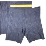 Womens 2 Piece Short Set XXXL Plus Cable Knit V Neck Stretch Summer Coastal Cool Blue Size undefined Photo 4