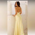 Hello Molly Brilliant Belle Satin Maxi Dress in yellow Photo 3