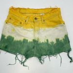 Levi's Vintage 90s Cut-Off Shorts Tie-Dye Distressed Women Beach Bum Hippie Boho Photo 0