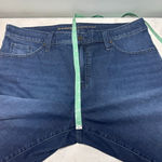 Chico's  So Slimming Girlfriend Jean Shorts Size 14 Dark Wash Photo 7