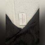 Windsor NWT Sheer Cropped Crossover V-Neck Long Sleeve Top Photo 7