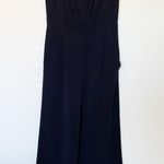 IRO women’s Crew wide leg V-neck black cropped jumpsuit size FR 36 US XS S Photo 8