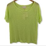 MELLODAY  bright green lightweight tee small new Photo 0