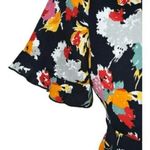 ZARA ‎ Trafuluc  Collection Floral Print Ruffled Sleeve Wrap Blouse NWOT Size  XS Photo 4