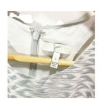 Joie  Womens Brighton Blouse Top Size S White Gray Print Silk Sleeveless100% silk Photo 4