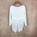 White House | Black Market Long Sleeve Layered Look Hi-Low Tunic XS Photo 6