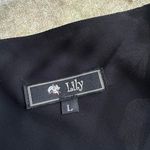 Lily Dark Pink Floral Print Asymmetrical Flowy Dress Size L Photo 3