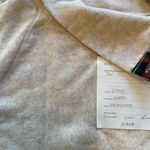 J.Crew NWT  wide button collar sweatshirt Heather Cream Sz M HOLE TO BE SEWN Photo 5