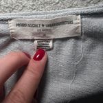 Urban Outfitters Project Social Cropped Gray V-Neck Top Size XS Photo 2