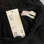 Urban Outfitters UO Gabby Black Ruffle High Neck Flowy Prairie Mini Dress S new Photo 14