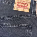 Levi's  Womens 501 Button Fly Cut‎ off Cotton Denim Shorts Black Size 27 Photo 1